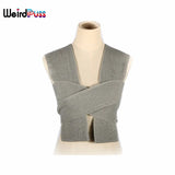 Puss Sexy Knitting Tank Top Women Irregular Cross Bandage Strap Elastic Corset Vest Summer Hipster Casual Trend