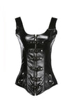 Leather Sexy Gothic Corset and Panty Plus Size Lingerie