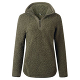 year autumn and winter zipper pocket high neck long sleeve women's blouse