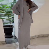 Fashion Explosion In The Autumn Of 2025 Languily Knitted Dress Suit