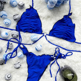 2 Piece Ruffles Strap Strings