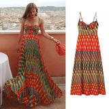 Explosion Women's ZA Summer New Suspension Fashion Temperament Printed
