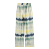 Toloer Women's New Tie-Dye Print Vertical Shirt 83721358372431-Outfit