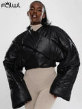 Winter Coats and Puffer Jackets For Women 2022 Streetwear Long Sleeve Jacket Bubble Coats Fashion Black Jackets