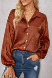 Print Collared Dropped Shoulder