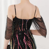 Sequin Strap Mermaid Long Evening