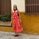Women's Clothing 2025 Summer New Printed Sling