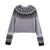 New Fashion Temperament Women's Colored Knitted