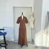 Neck Skirt Two Sets 2025 Summer New Women's Clothing Sexy Hanging Neck Half Skirt Set Shell