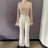 Fashion Feather Splicing