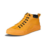 Winter Men High-top Shoes Fashion Casual Lace-up Male Footwear Anti-skid Hard-wearing Flats Shoes Quality Warm
