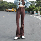 High Waist Loose Comfortable Jeans For Women Wide Leg Pants Elastic Fashion Boyfriend Style Denim Pants Trousers Lady