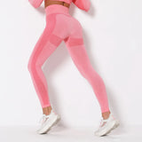 Gym Black Leggings Women High Waist Pants Sexy Girls Running Fitness Seamless Legins Breathable Quick Dry Training