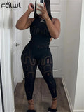 Summer Black Backless Jumpsuit Casual Club Outfits For Women RoseRed Off Shoulder Sleeveless Jumpsuit Stretchy