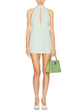 Women's Solid Color Sleeveless High-Necked Dresses Empty Fashion Vest Women