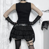 Summer 2024 New Street Fashion Hot Girls With Irregular Corns Vest Girls-Outfit