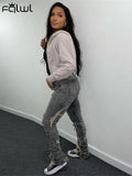Spring Skinny Jeans Women High Waist Zipper Pants Women Streetwear Print Jeans Black Blue Flare Denim Trousers Female