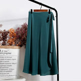 Women Tender Charm Daily Pure Chiffon Ulzzang Side-slit College Elegant Simple Clothing Summer Leisure Artistic