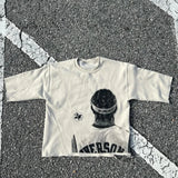 Men's T-Shirt Y2K Cotton Man Harajuku Street Hip-Hop Big Eyes Mouth Pattern Printing Super Classic-Outfit