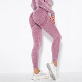 Women Fitness Sets Female Sport Gym Suits Wear Running Clothes Women Workout Sport Suit Long Sleeve Crop Top