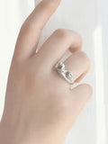 Vintage Frog Design Cuff Ring-Outfit