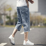 Shorts Men's Summer Thin Loose Hole Trend 2025 New Casual Trend