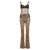 2025 Women's New Slings A Word Shoulder-To-Shoulder Umbilled Waist Hip Trousers