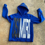 Brand Double Hat Unique Design Zippered Jacket Autumn And Winter New Loose Y2K