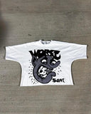 Men's T-Shirts Oversized Graphics Gothic Harajuku Short-Sleeved Men's T-Shirts Y2k Top Friends-Outfit
