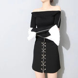 Fashion Pleated Gloves Women Flared Cuffs All-match Basic Clothes Accessories 2020