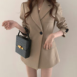 Jacket Female Design Spring And Autumn Slim Suit Women's Suit Korean Version Of The British Style Temperament Small Short