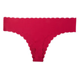 Lady One-Thick Thread Wave Side Cotton Crotch Low-Waist Bikini Trousers