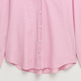 Homemade New Women's Striped Oxford Long Sleeve Clip Simple Shirt