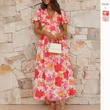 Spring And Summer New Fresh And Elegant Flowers Show Back Design