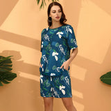 Spring And Summer New Home Clothes Leisure Two-Piece Women's Summer Short-Sleeved Shorts Home Suit-Outfit