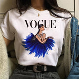 Harajuku Female Tshirt Gothic Flame Heart Print Short Sleeve Tops & Tees Fashion Casual T Shirt Women Clothing T-shirts