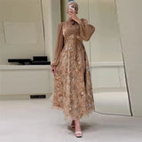 2025 New Fashion Solid Color Long Knitwear Dress Elegant Suit
