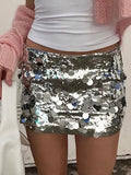 High-End Women's Fashion Sexy Squint Bag Hip Short Skirt Temperament Half-Dress Dress Dress Dress Dress