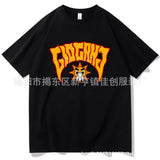 M Printing Summer 2024 New Y2K Harajuku T-Shirt Loose Shirt Short-Sleeved Couple-Outfit