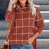 Knitted Pullover Sweater Women Turtleneck Long Sleeve Female Sweaters Oversized Casual Winter Clothes sweter mujer