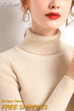 Winter Women Turtleneck Sweater Basic Knitted Soft Pullovers Cashmere Jumpers For Women Fashion Elastic Warm