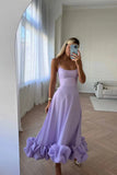 Fashion Sling Belt Three-Dimensional Flower A Skirt Hot New