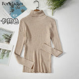 2022 Basic Turtleneck Women Sweaters Autumn Winter Tops Slim Women Pullover Knitted Sweater Jumper Soft Warm
