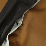 2025 Women's New Temperament Silk Lily Texture Print Collar