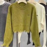 Sweater Woman 2025 Spring And Autumn New Design High-Waisted Suzu Outside Wear Knitting