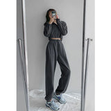 Sweatpants For Women Summer Baggy Pants High Waist Jogger Wide Leg Trousers Spring Women's Sports Pants Summer Sweatpants-Outfit
