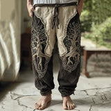And Autumn Casual Fashion Loose-Fitting Broad Leg Trousers 3D Digital Printing Z Various Pattern