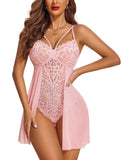 2024 Fat MM Sexy Escarotic Sling Pajamas Large-Size Perspective-Back With Ajoint