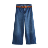 New Autumn Jeans With High Waist, Wide Legs And Ankles 1889171-Outfit