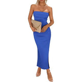 Women's Decoration Body Explosion With A Breast-Tight Waist Dress A Step Dress
